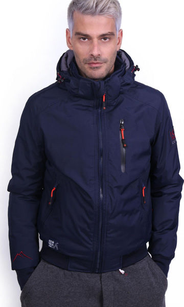 Εικόνα της ICE TECH BOMBER ME ΚΟΥΚΟΥΛΑ G621 NAVY