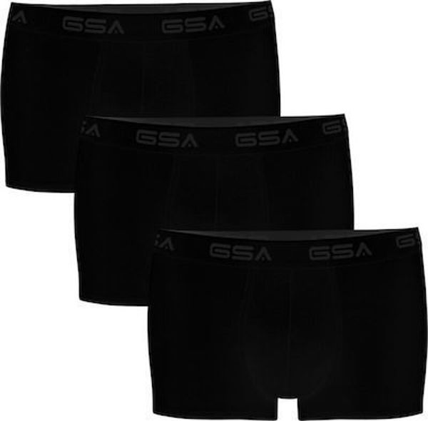 Εικόνα της GSA Ανδρικά Boxer 3 Pack σε Μαύρο χρώμα